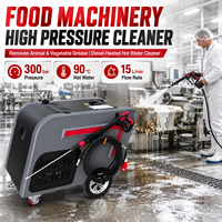 Nettoyeur haute pression à eau chaude chauffée au diesel pour le nettoyage des machines alimentaires, des huiles animales et végétales