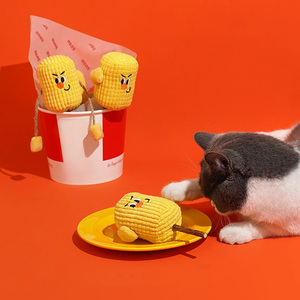 Jouet pour chat en épis de maïs, bâtonnet à mâcher pour le nettoyage des dents et les molaires, avec herbe à chat, ludique - Product Image 4