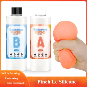 ผลิตภัณฑ์บรรเทาความเครียดราคาถูกที่สุด แม่พิมพ์ซิลิโคนเหลว ยางซิลิโคนสำหรับทำแม่พิมพ์ ของเล่นบีบคลายเครียด ยางบีบ - Product Image 4