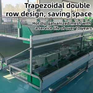 Gabbia per Conigli da Allevamento a 16 Postazioni con Nido Attaccato Zincata a Caldo - Product Image 3