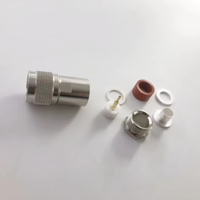 Connecteur coaxial RF 50 ohms, connecteur mâle à pince pour câble RG213
