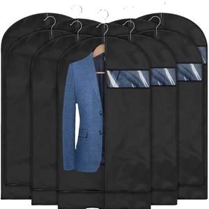 Housse de vêtement pliable et réutilisable, écologique, anti-poussière, imperméable, en tissu non tissé, pour suspendre les vêtements - Product Image 1