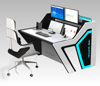 Console d'opération industrielle personnalisable Supcon OP079 en aluminium et acier, poste de contrôle d'automatisation industrielle, indice de protection IP20
