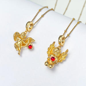 قلادة من الفضة S925 مخصصة ، تمثال ستريو متطور ، سهم كيوبيد الملاك الأوروبي ، موضة شوكر عبر الحدود الأمريكية - Product Image 1