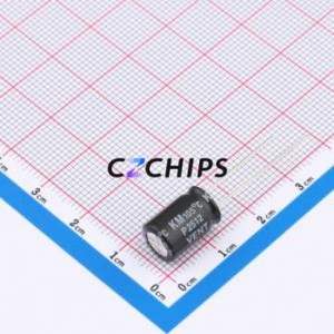 Condensateur électrolytique en aluminium à montage traversant KM471M025F115A, composant à montage traversant THT, D8xL11.5mm 470uF 20% 25V 3.5mm - Product Image 2