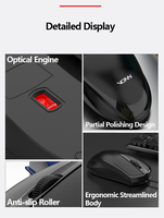 Harga grosir 3D DPI optik tinggi USB kabel Mouse untuk bisnis kantor digunakan untuk Laptop PC