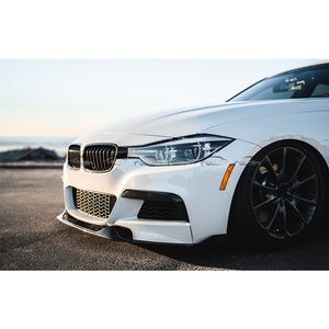 Alerón Inferior de Fibra de Carbono Estilo MAD para BMW F30 M Tech, Divisor de Parachoques Delantero - Product Image 3