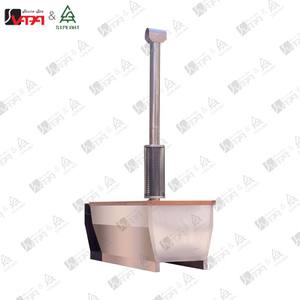 <span class=keywords><strong>Bain</strong></span> <span class=keywords><strong>de</strong></span> vapeur traditionnel en acier inoxydable Vapasauna, chauffé au bois, pour 1 personne, surface en cèdre rouge, utilisation en extérieur, installation autonome - Product Image 3