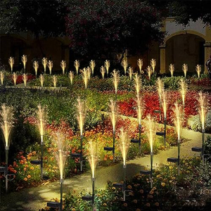 Năng lượng mặt trời sậy đèn sợi quang không thấm nước <span class=keywords><strong>LED</strong></span> bên ngoài Pathway Patio sân ngoài trời <span class=keywords><strong>LED</strong></span> cỏ năng lượng mặt trời đèn sân vườn trang trí - Product Image 6