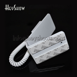 Hình Bầu Dục & Quảng Trường Trắng Điện Thoại Di Động An Ninh Đứng Hiển Thị Từ Chủ Với Kéo Thiết Bị Hot Điện Thoại Di Động Phụ Kiện Kim Loại Cơ Sở - Product Image 5