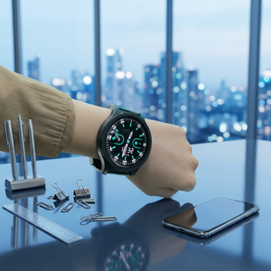 Heatz HW21 Smartwatch 1.43 AMOLED BT écran tactile IP67 étanche <span class=keywords><strong>lunette</strong></span> rotative Android IOS téléphone connectivité multifonctionnel - Product Image 2