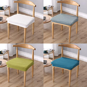 Universal Elastic <b>Chair</b> Cover Square Solid Color Polyester Machine Washable For <b>Arm</b> <b>Chair</b> Home <b>Office</b> Use - Product Image 4