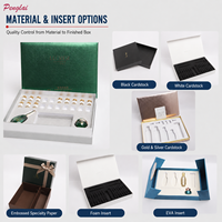 Boîte cadeau en papier rigide personnalisée en gros avec logo et insert en mousse pour l'emballage de cosmétiques et de bijoux