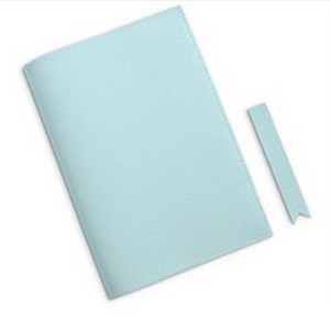 YY PU deri su geçirmez karikatür promosyon kitap ve günlüğü kapak çıkarılabilir not defteri tutucu (çok İşlevli 33.5x23.8cm siyah/bej) - Product Image 6