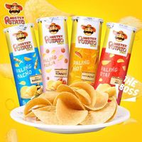 Venta al por mayor de patatas fritas crujientes de Malasia snack inflado 100g