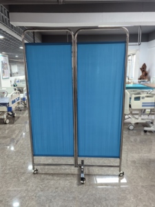 Écran pliant portes d'hôpital <span class=keywords><strong>Paravan</strong></span> écran diviseur de pièce écran de salle d'hôpital avec roues - Product Image 3