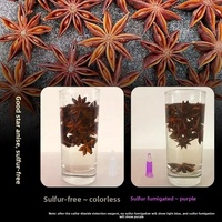 Anís estrellado crudo AD seleccionado a mano, en forma de cubo, grado rojo, origen Guangxi, especias sin ahumar, exportación a granel, mercado mayorista global