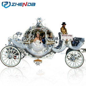 Princess Luxury Horse Cart Stylish Carriage Pumpkin Wedding Horse Carriage\romantic Horse Carriage - Product Image 1