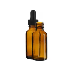 CS2023 Wholesale Skin Care Serum 30Ml 60Ml 120Ml 1Oz 2Oz 4Oz Amber Essential Oil Round Brown Glass Dropper Bottle 30ml