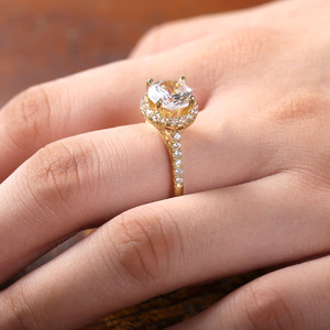 Anello vintage con design a pietra intarsiata per donna, gioiello elegante e alla moda - Product Image 6