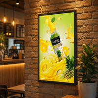 Afficheur LCD portable d'extérieur de 32 à 43 pouces, écran haute luminosité de 1800 nits, étanche IP65, panneau de menu LCD mural