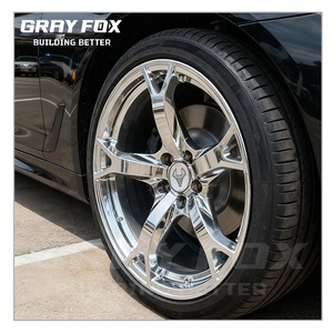 ล้อแม็กซ์อะลูมิเนียมฟอร์จ GRAYFOX รุ่นใหม่ ขอบโครเมียมเว้าลึก ขนาด 18-22 นิ้ว 5 รู 112/114.3 <span class=keywords><strong>PCD</strong></span> ลาย 5 ก้าน ขอบเอชเอ็ม 25 มม. สำหรับรถยนต์อินฟินิตี้ - Product Image 1