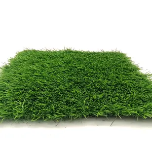 Natural-Synthetic Outdoor Artificial Grass Carpet Garden Landscaping PE Material 20mm Pile Height Badminton Volleyball Rolls