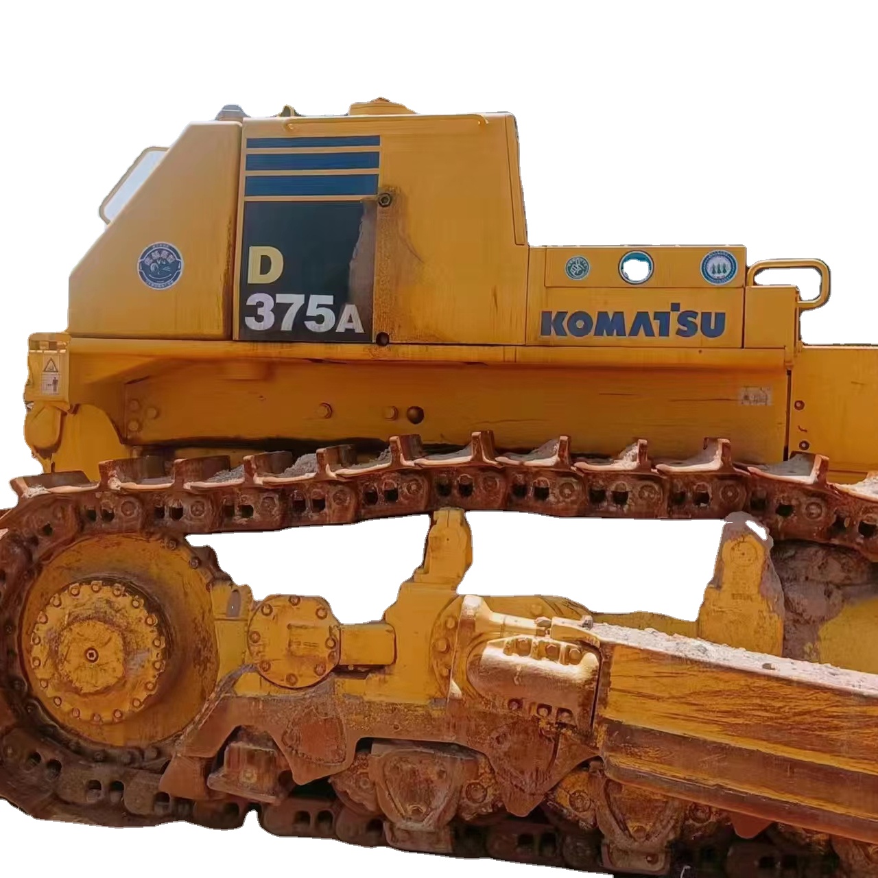 Bulldozer Komatsu D355 A Avec Ripper - Miniature Diapet 1/50 - Ocre - Emballage D'origine
