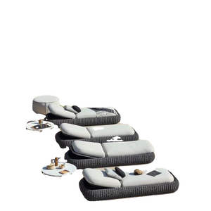 كراسي الاستلقاء للشمس في الهواء الطلق ، أسرة الشاطئ ، حمامات السباحة ، كراسي الاستجمام في الهواء الطلق ، أثاث الحدائق ، نمط الترفيه الفيلا الشاطئية الحديثة - Product Image 4