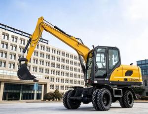 Pelle mobile sur roues polyvalente à haut rendement 8 tonnes 0,33 m³ XE80WG, puissance 48 kW, équipement de construction - Product Image 6