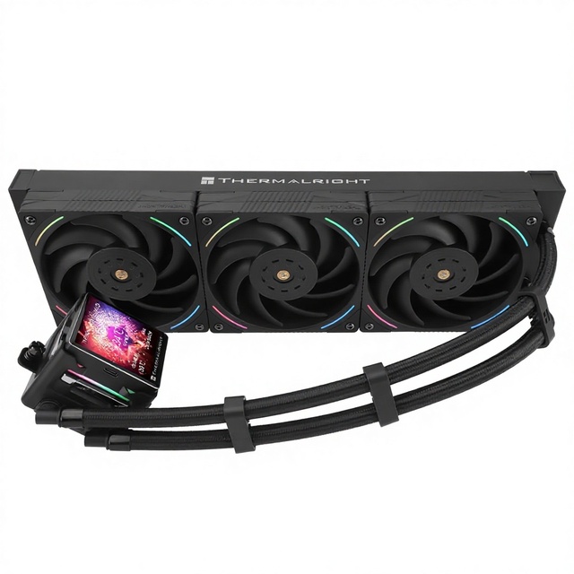 Thermalright ELITE VISION 360 Black CPU Liquid Cooler - 2.88" IPS LCD Screen  Radiato  AIO for Intel LGA 1700/1851 & AMD AM5/AM4