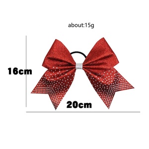 8 Inches Hot Sale Senior Glitter <strong>Custom</strong> Personalized Patty Gift Sparkly <strong>Bow</strong> Diy Color and Rhinestone for Girls <strong>Cheer</strong> Hair <strong>Bow</strong> - Product Image 5