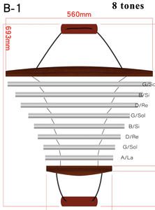 Instrumento curativo de sonido 7 tonos Handy Chime Harmonic Healing Chimes Swing Chime - Product Image 6