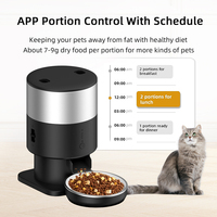 Tuya 2L App Control Smart Wifi Petit Chat Chien Mangeoire Automatique pour Animaux de Compagnie Distributeur de Nourriture Sèche Chiot Wifi Mangeoire Intelligente pour Animaux de Compagnie Pour Chat