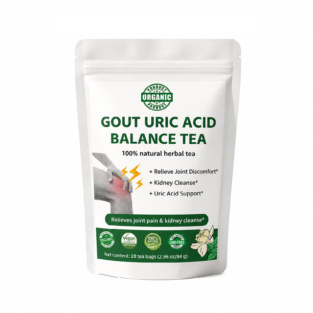Factory Direct Supply Chinese Health Tea for Gout & Uric Acid Balance, Natural Herbal Supplement Raw Material, Bag Packaged