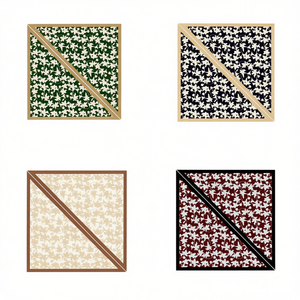 Sciarpa triangolare multifunzionale 60x135 cm con motivo floreale per uomo e donna, uso esterno - Product Image 2