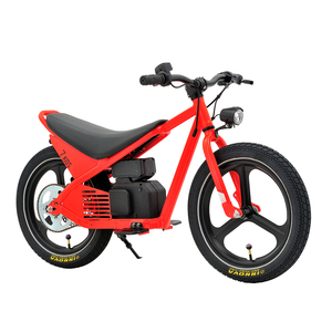 Vélo d'équilibre électrique 16 pouces pour enfants de 3 à 12 ans avec lumières, système de freinage à ligne, trottinette pour enfants - Product Image 1