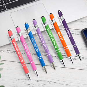 ปากกาลูกลื่นพิ<span class=keywords><strong>ม</strong></span>พ์โลโก้ส่วนตัว ปากกาโปรโมชั่นราคาถูกที่สุด ของขวัญปากกาพลาสติกโลหะแบบกำหนดเอง ปากกาลูกลื่นแบบกำหนดเอง - Product Image 4