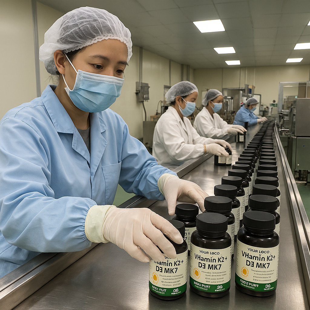 Vegan 50000iu витамин D3 K2 Softgels MK7, поддержка сырья для иммунной системы, здоровье костей, антиоксидантные травяные добавки для