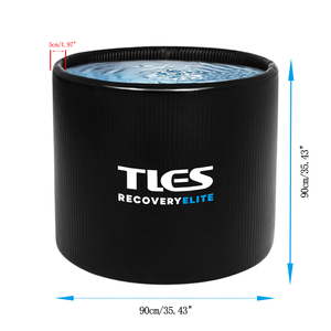 Tellus ngoài trời Vòng di động Inflatable PVC nước đá bồn tắm nước lạnh Plunge sang trọng Băng bồn tắm thiết lập phục hồi hồ bơi - Product Image 3