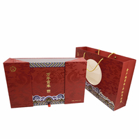 Boîte d'emballage cadeau de luxe personnalisée avec double ouverture de porte gaufrage par stratification brillant/mat pour une protection supérieure avec mousse Eva