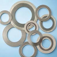 Joint d'étanchéité à bride métallique en acier inoxydable 316, avec anneaux intérieur et extérieur en acier 304, pour valve haute pression, modèle de base