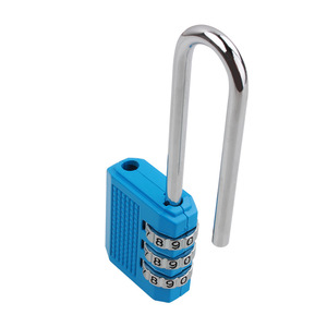 Combination Pad Lock Rectangular Alloy Steel 3 Digit Waterproof IP65 Door Car Use - Product Image 1