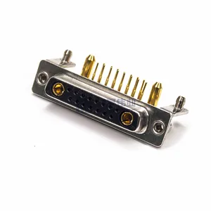 Dsub Connectors Female Socket D-sub 17P DB 17W2 Pin Solder Type for PCB Mount