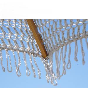 Parasols de plage en macramé faits à la main, très résistants, 2,5 m, 3 m, <span class=keywords><strong>parasol</strong></span> <span class=keywords><strong>rond</strong></span> avec glands, beige - Product Image 6