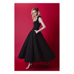 Robes pour femmes écologiques Vêtements formels gris Stonington Tissu de haute qualité Grossiste haute couture Enzo & Leo Vietnam - Product Image 4