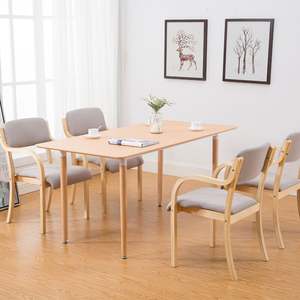 เก้าอี้รับประทานอาหารไม้สักแท้ ดีไซน์หรูหรา ทันสมัย กันน้ำ เป็นมิตรกับสิ่งแวดล้อม ทนทานต่อสภาพอากาศ ชุด 6 ตัว สำหรับใช้ในโรงแรมและอพาร์ตเมนต์ - Product Image 4