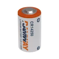 Ramway Batterie 3.6v Lithium 14250 -Pile 3.6 volt Taille 1/2 AA