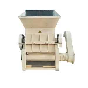 mobile waste small plastic metal shredder plastic-shredder plastic pipe can metal single-shaft shredder