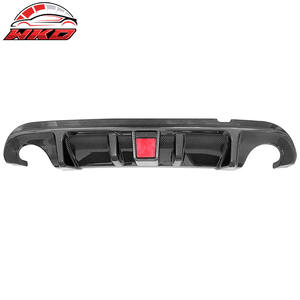 Difusor de Parachoques Trasero para Infiniti Q50 2014-2017, Labio con Impresión de Fibra de Carbono, Luz de Freno LED, Accesorios para Automóviles - Product Image 1